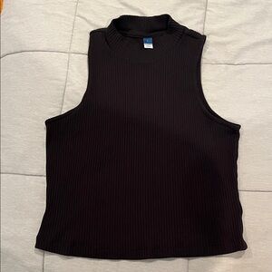 Old Navy Black Ribbed Tank Top